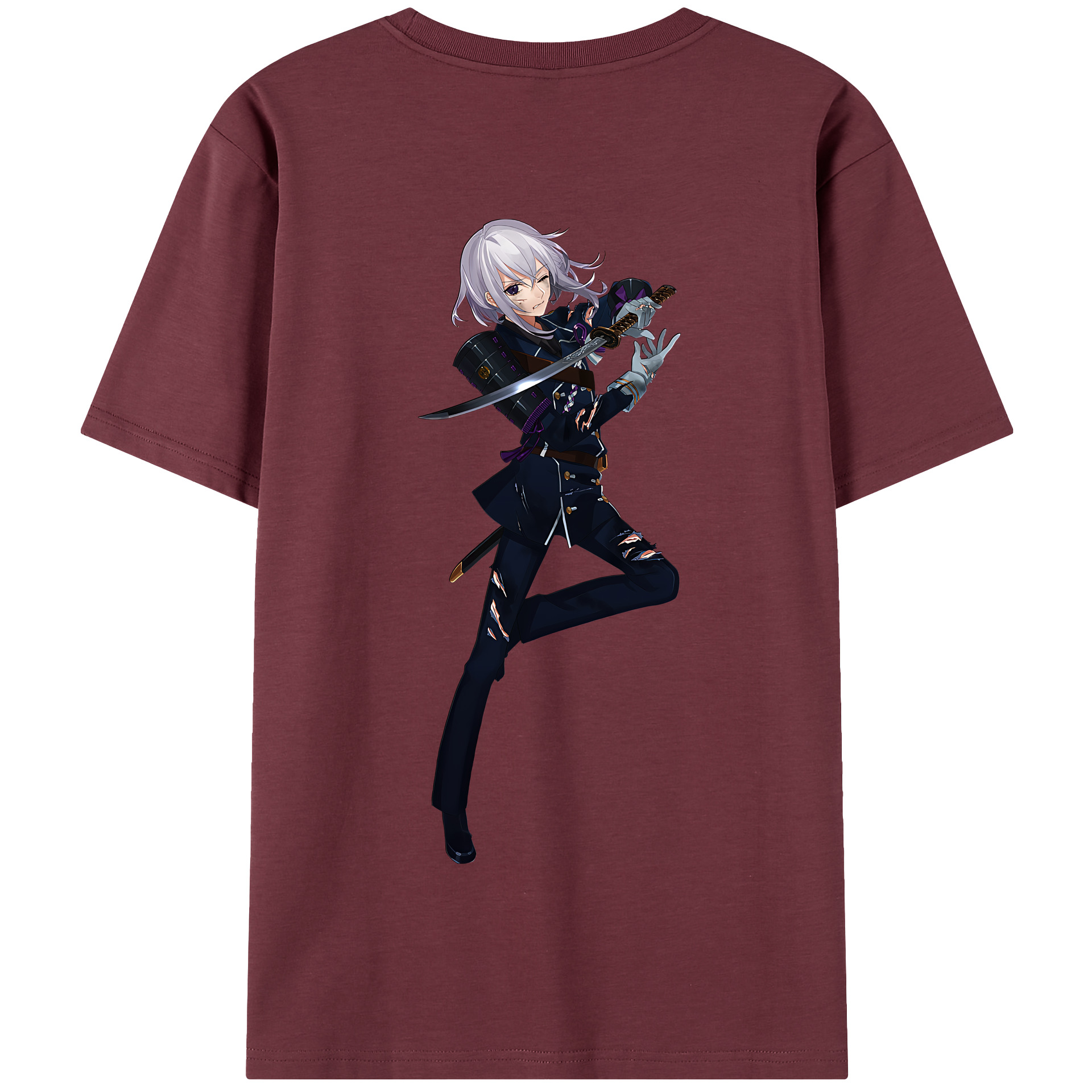 （画像用） 刀剣乱舞 Touken Ranbu 綿100％半袖Tシャツ（背面プリント）